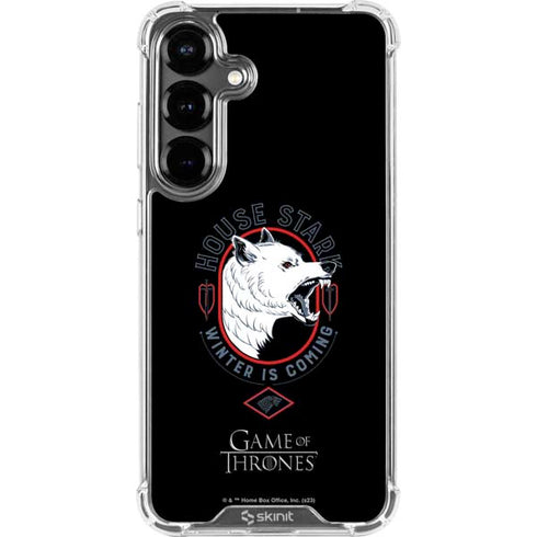 Game of Thrones: House Stark Direwolf Galaxy S26 Plus Clear Case