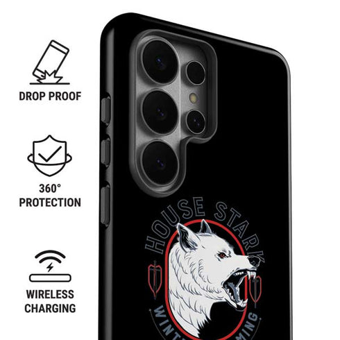 Game of Thrones: House Stark Direwolf Galaxy S26 Ultra Impact Case