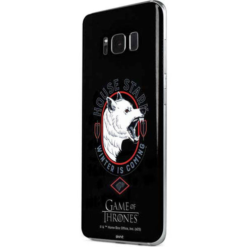 Game of Thrones: House Stark Direwolf Galaxy S8 Skin