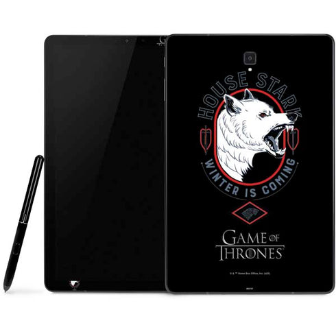 Game of Thrones: House Stark Direwolf Samsung Galaxy Tab Skin