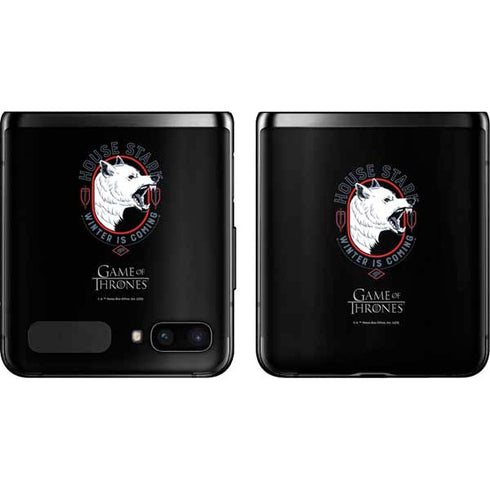 Game of Thrones: House Stark Direwolf Galaxy Z Flip Skin