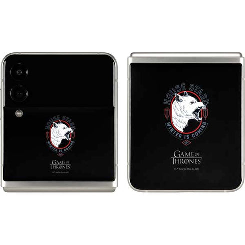 Game of Thrones: House Stark Direwolf Galaxy Z Flip3 5G Skin