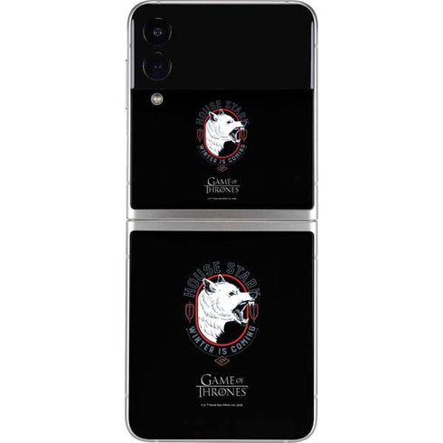 Game of Thrones: House Stark Direwolf Galaxy Z Flip3 5G Skin