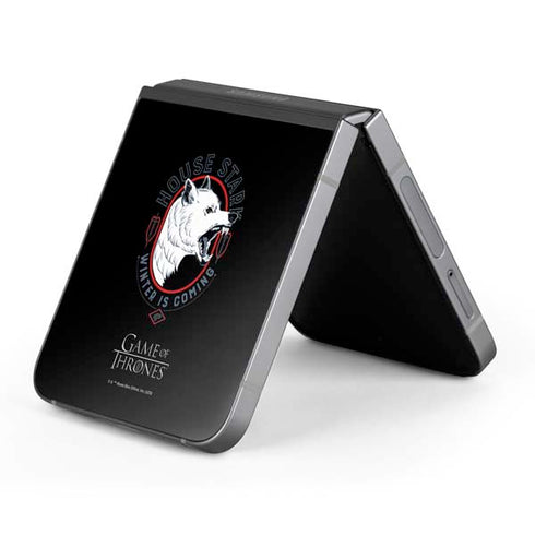 Game of Thrones: House Stark Direwolf Galaxy Z Flip6 Skin