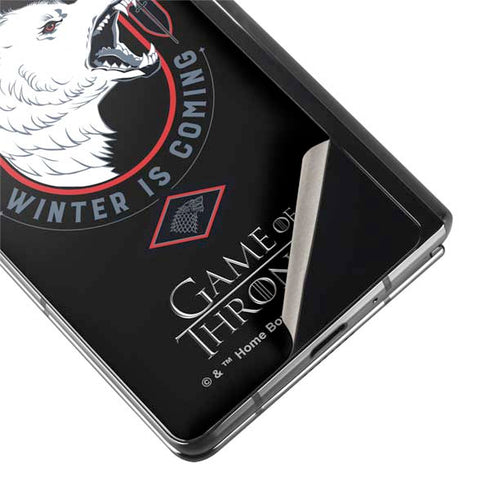 Game of Thrones: House Stark Direwolf Galaxy Z Fold2 5G Skin
