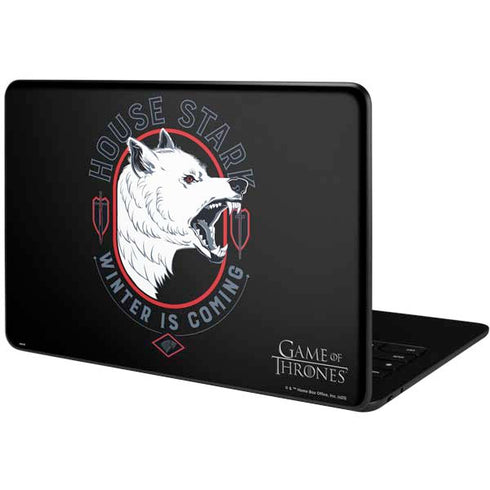 Game of Thrones: House Stark Direwolf Google Pixelbook Go Skin