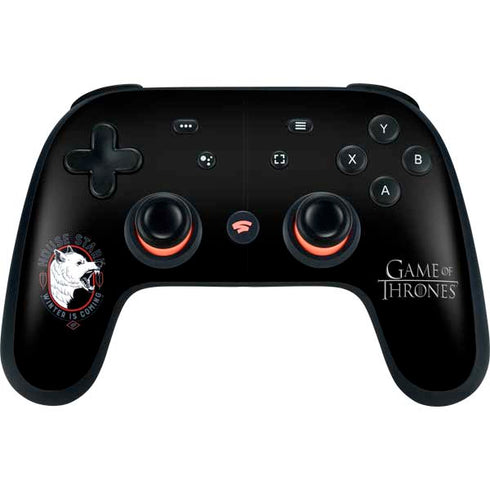 Game of Thrones: House Stark Direwolf Google Stadia Controller Skin