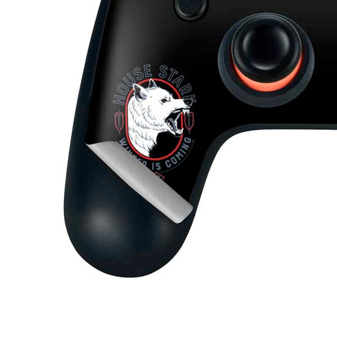 Game of Thrones: House Stark Direwolf Google Stadia Controller Skin