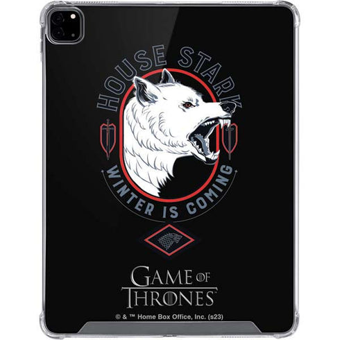 Game of Thrones: House Stark Direwolf iPad Pro 12.9in (2020) Clear Case
