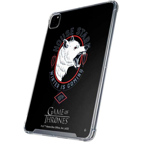 Game of Thrones: House Stark Direwolf iPad Pro 12.9in (2020) Clear Case