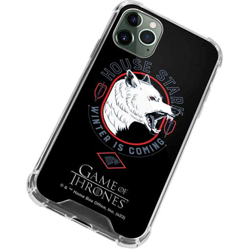 Game of Thrones: House Stark Direwolf iPhone 11 Pro Max Clear Case
