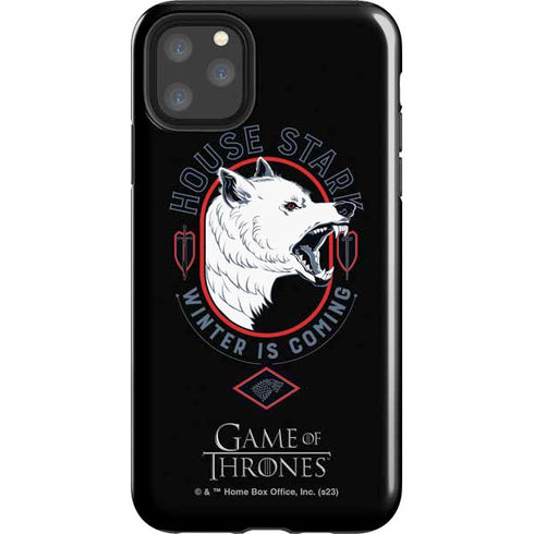 Game of Thrones: House Stark Direwolf iPhone 11 Pro Max Impact Case