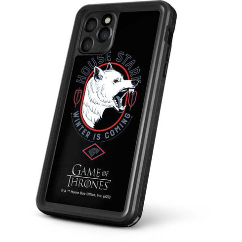 Game of Thrones: House Stark Direwolf iPhone 11 Pro Max Waterproof Case