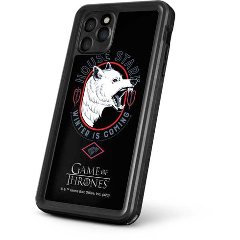 Game of Thrones: House Stark Direwolf iPhone 11 Pro Waterproof Case