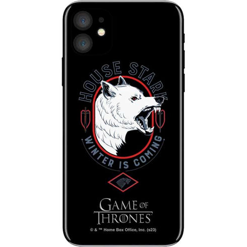 Game of Thrones: House Stark Direwolf iPhone 11 Skin