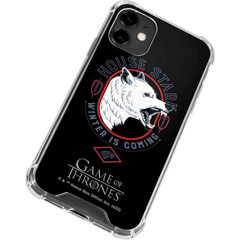 Game of Thrones: House Stark Direwolf iPhone 12 Mini Clear Case