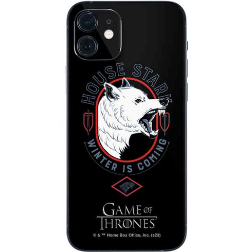 Game of Thrones: House Stark Direwolf iPhone 12 Mini Skin