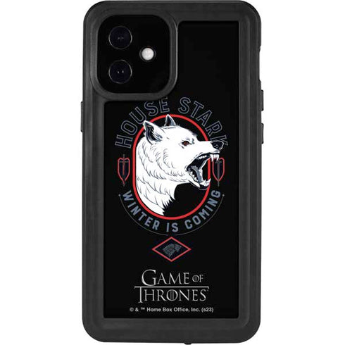 Game of Thrones: House Stark Direwolf iPhone 12 Mini Waterproof Case