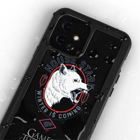 Game of Thrones: House Stark Direwolf iPhone 12 Mini Waterproof Case
