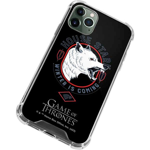 Game of Thrones: House Stark Direwolf iPhone 12 Pro Max Clear Case