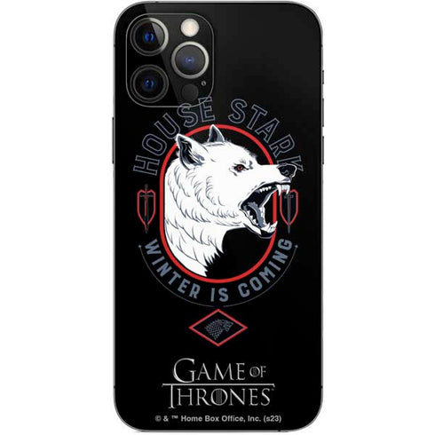 Game of Thrones: House Stark Direwolf iPhone 12 Pro Skin