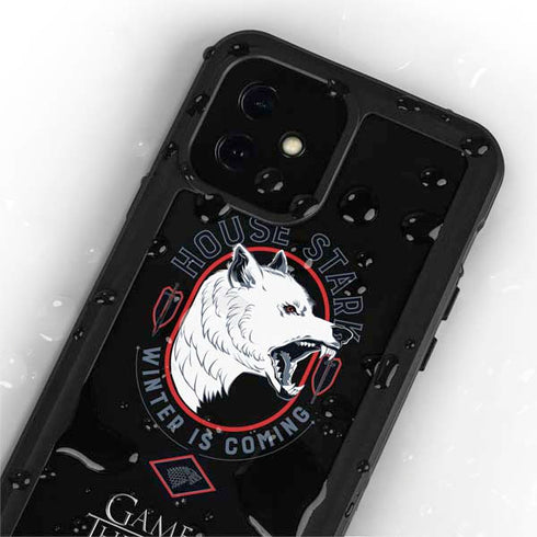 Game of Thrones: House Stark Direwolf iPhone 12 Waterproof Case