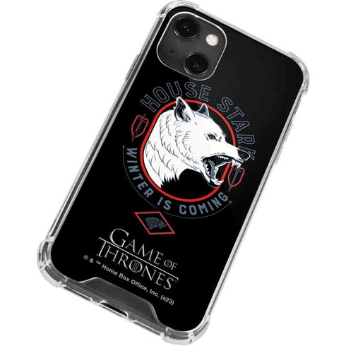 Game of Thrones: House Stark Direwolf iPhone 13 Mini Clear Case