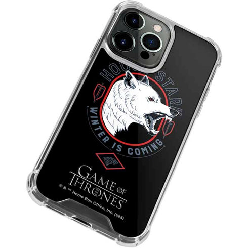 Game of Thrones: House Stark Direwolf iPhone 13 Pro Clear Case