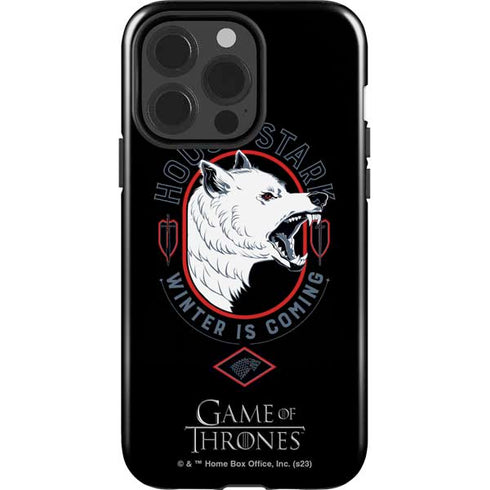 Game of Thrones: House Stark Direwolf iPhone 13 Pro Impact Case