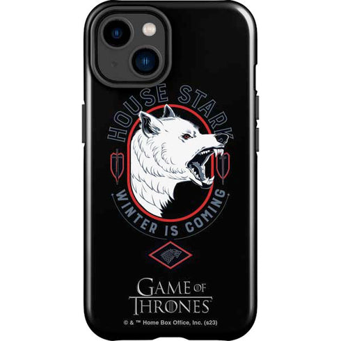 Game of Thrones: House Stark Direwolf iPhone 14 Plus Impact Case