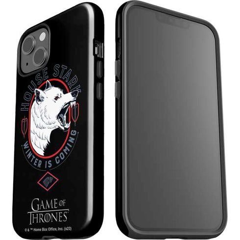 Game of Thrones: House Stark Direwolf iPhone 14 Plus Impact Case