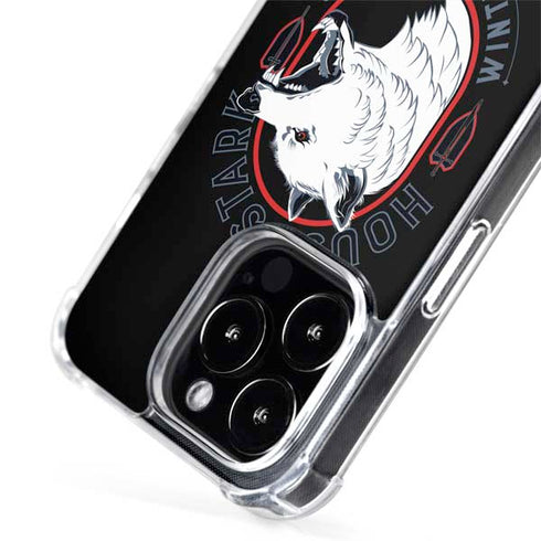 Game of Thrones: House Stark Direwolf iPhone 14 Pro MagSafe Case