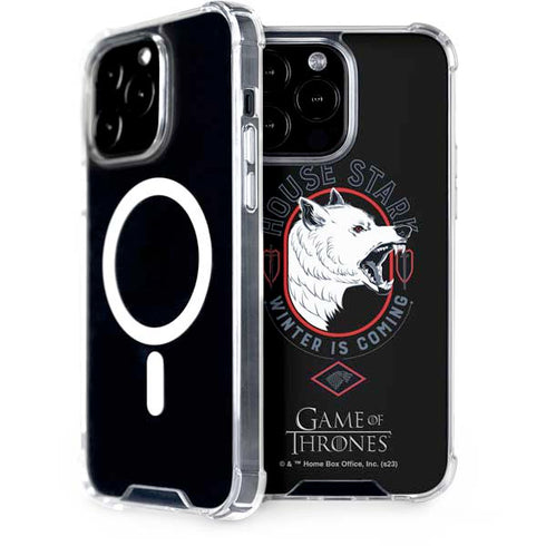 Game of Thrones: House Stark Direwolf iPhone 14 Pro Max MagSafe Case