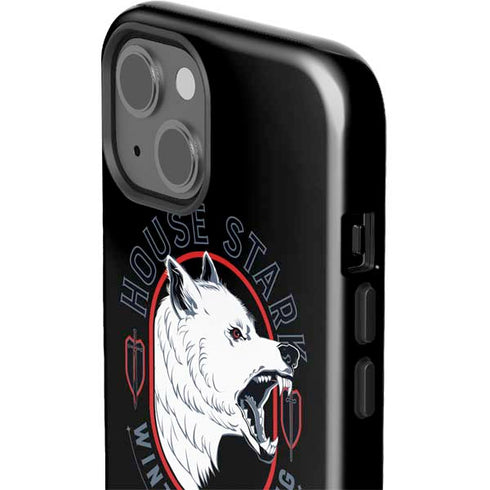 Game of Thrones: House Stark Direwolf iPhone 15 Impact Case