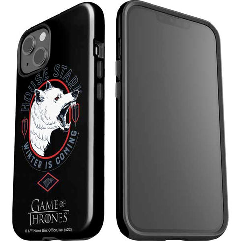 Game of Thrones: House Stark Direwolf iPhone 15 Impact Case