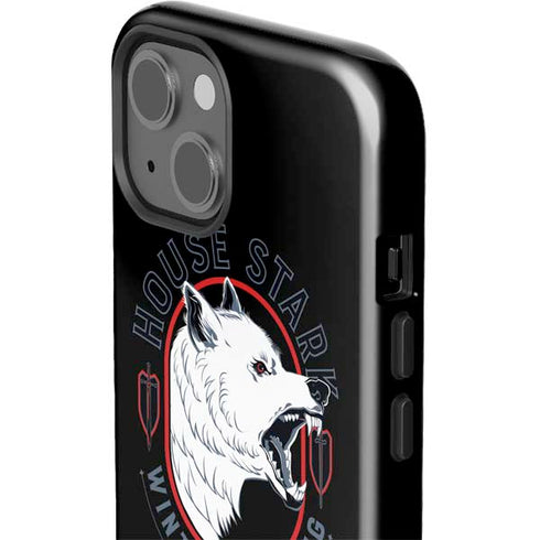 Game of Thrones: House Stark Direwolf iPhone 15 Plus Impact Case