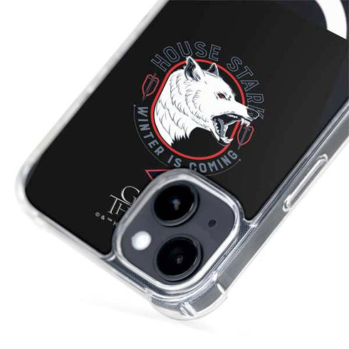 Game of Thrones: House Stark Direwolf iPhone 15 Plus MagSafe Case