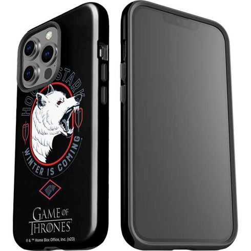 Game of Thrones: House Stark Direwolf iPhone 15 Pro Impact Case