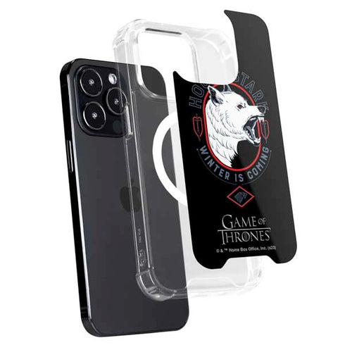 Game of Thrones: House Stark Direwolf iPhone 15 Pro Max MagSafe Case
