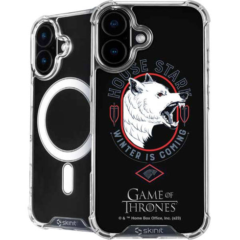 Game of Thrones: House Stark Direwolf iPhone 16 MagSafe Case