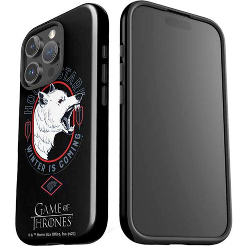 Game of Thrones: House Stark Direwolf iPhone 16 Pro Impact Case