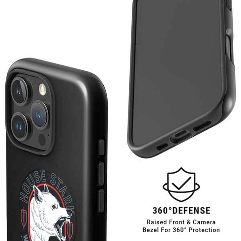Game of Thrones: House Stark Direwolf iPhone 16 Pro Magsafe Impact Case