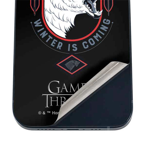 Game of Thrones: House Stark Direwolf iPhone 16 Skin