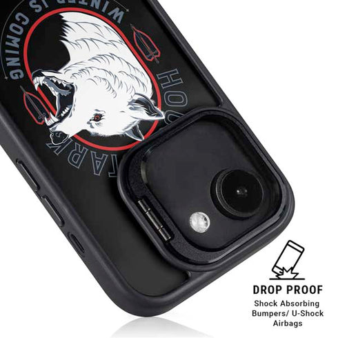 Game of Thrones: House Stark Direwolf iPhone 16e Kickstand Case