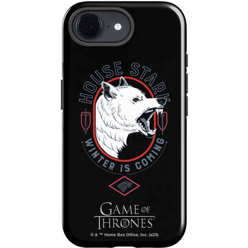 Game of Thrones: House Stark Direwolf iPhone 16e Impact Case