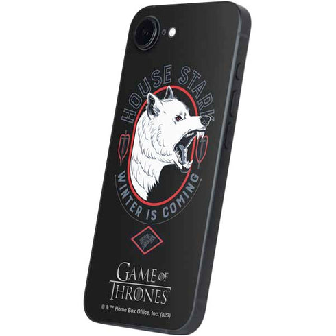 Game of Thrones: House Stark Direwolf iPhone 16e Skin