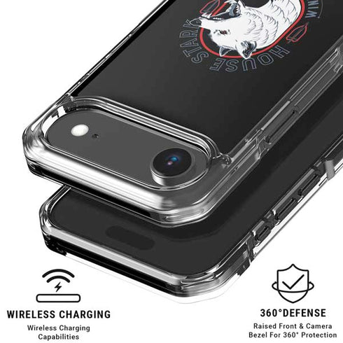 Game of Thrones: House Stark Direwolf iPhone 17 Air Clear Case