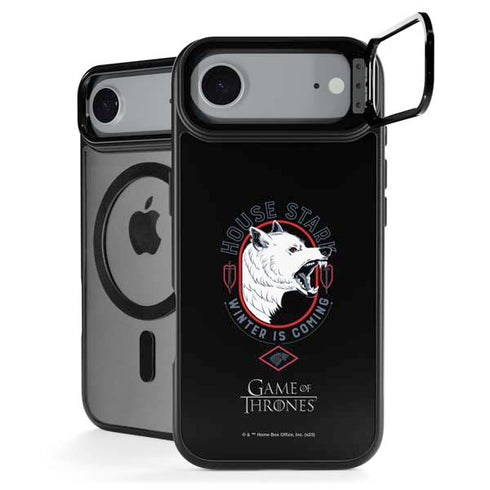 Game of Thrones: House Stark Direwolf iPhone 17 Air Kickstand Case