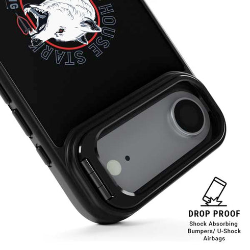 Game of Thrones: House Stark Direwolf iPhone 17 Air Kickstand Case