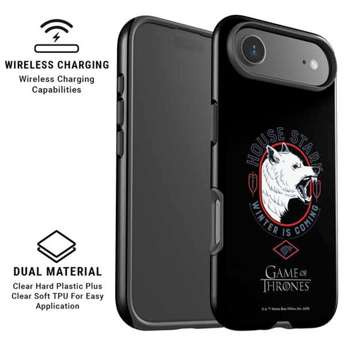 Game of Thrones: House Stark Direwolf iPhone 17 Air Magsafe Impact Case